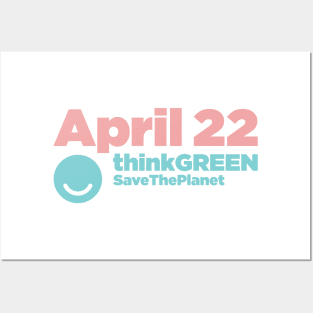 Think Green, Save The Planet Posters and Art